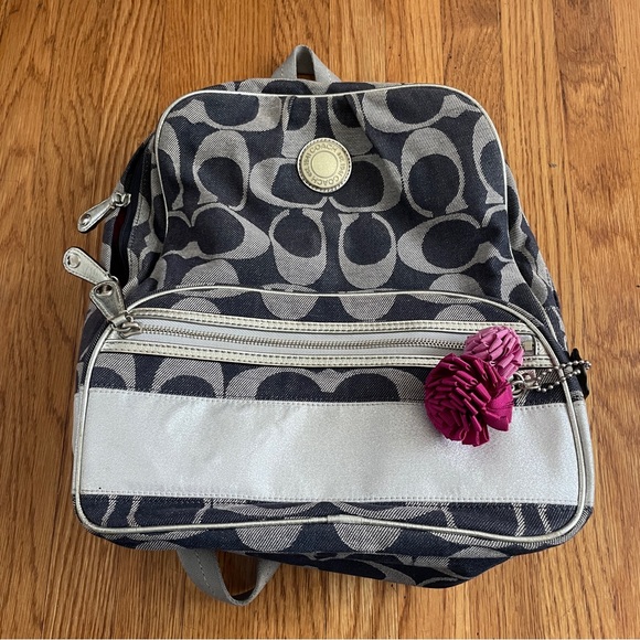 Coach C print backpack - Picture 1 of 14